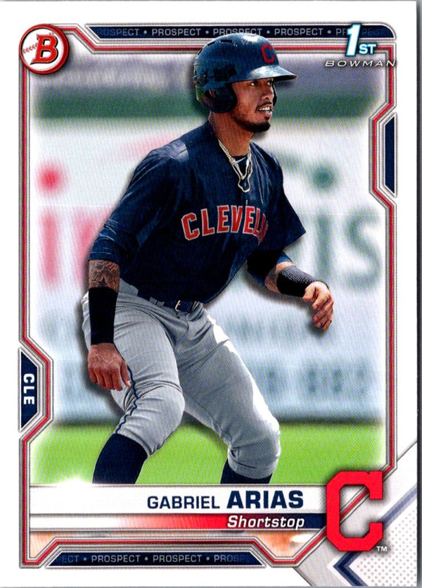 2021 Bowman Prospects Gabriel Arias #BP-89