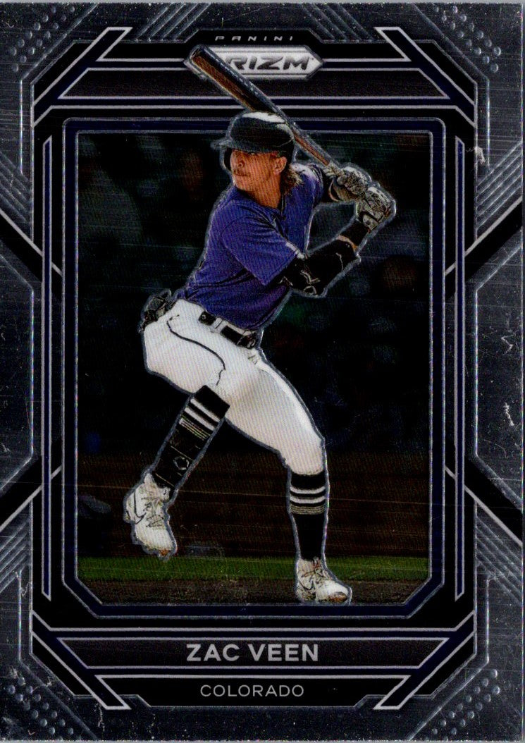 2023 Panini Prizm Blue Ice Zac Veen