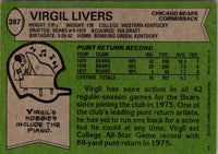 1978 Topps Virgil Livers #397