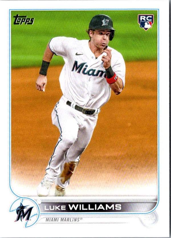 2022 Topps Update Luke Williams #US104 Rookie