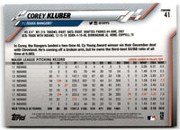 2020 Topps Chrome Corey Kluber #41