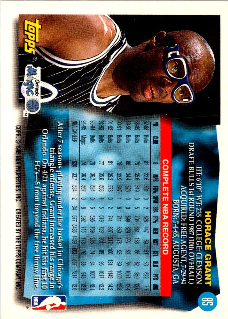 1995 Topps Horace Grant