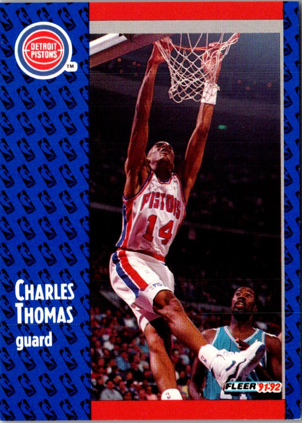 1991 Fleer Charles Thomas #281 Rookie