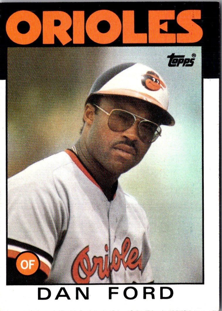 1986 Topps Dan Ford