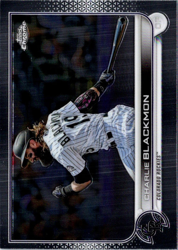 2022 Topps Chrome Charlie Blackmon #37