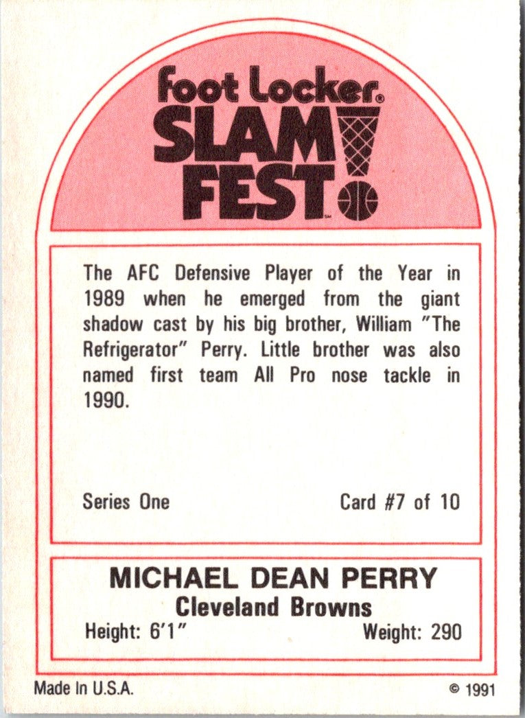 1991 Foot Locker Slam Fest Michael Dean Perry