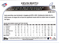 2022 Topps Blue Kevin Smith #636
