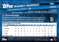 2017 Topps Chrome Manny Margot #197 Rookie