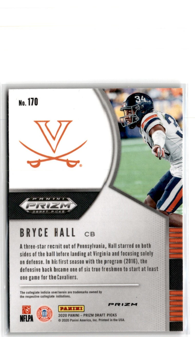 2020 Panini Prizm Draft Picks Prizms Orange Bryce Hall