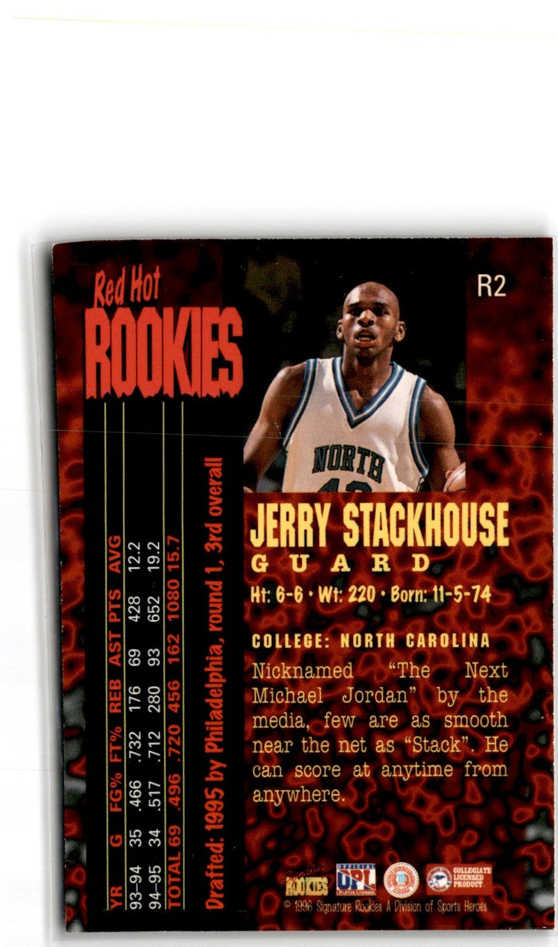 1996 Signature Rookies Jerry Stackhouse