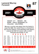 2001 Fleer Shoebox Lamond Murray