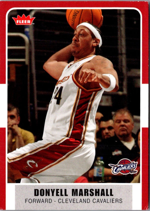 2007 Fleer Glossy Donyell Marshall #13
