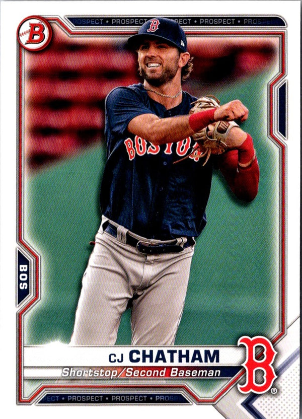 2021 Bowman Draft CJ Chatham #BP-113