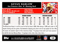 2005 Topps Kevan Barlow #168