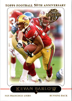 2005 Topps Kevan Barlow #168