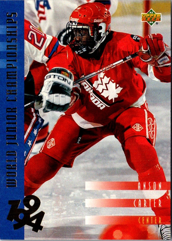 1993 Upper Deck Anson Carter #531 Rookie