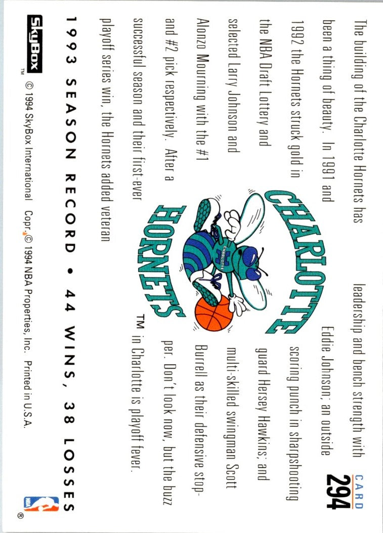 1993 SkyBox Eddie Johnson/Hersey Hawkins