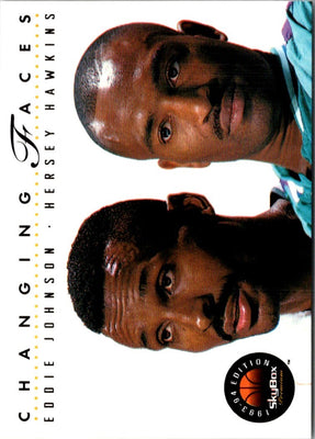 1993 SkyBox Eddie Johnson/Hersey Hawkins #294