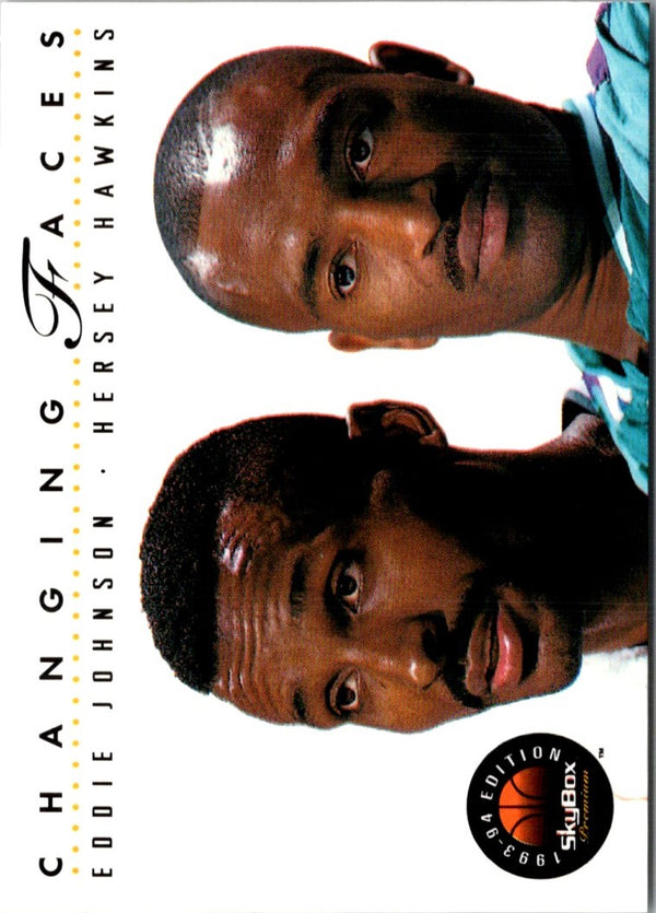 1993 SkyBox Eddie Johnson/Hersey Hawkins #294