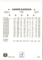 1989 Preview (unlicensed) Andre Dawson #7
