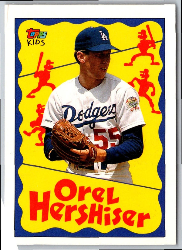 1992 Topps Kids Orel Hershiser #52