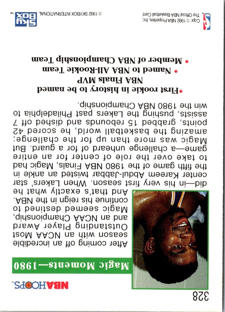 1992 Hoops Magic Johnson