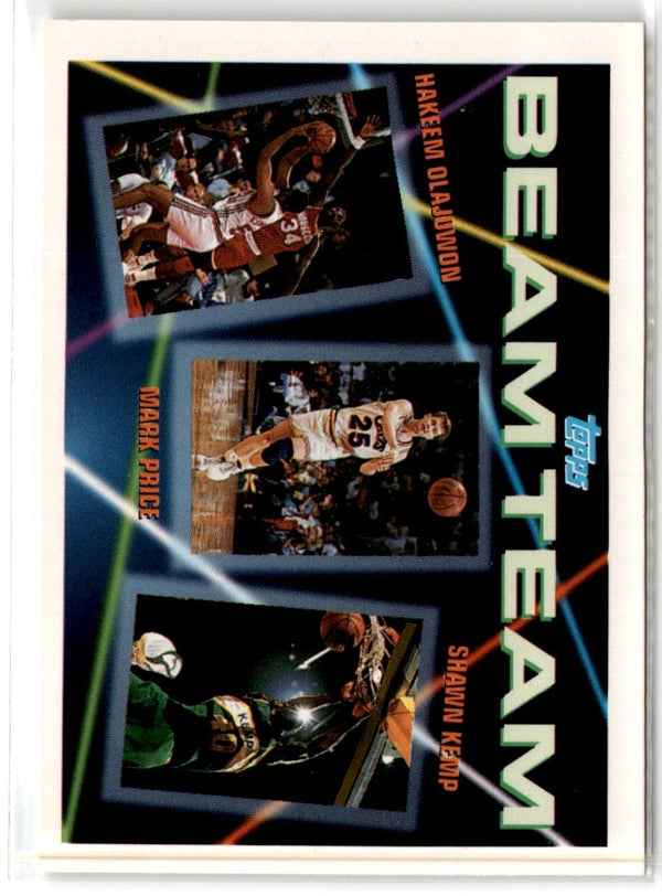 1992 Topps Beam Team Shawn Kemp/Mark Price/Hakeem Olajuwon #5