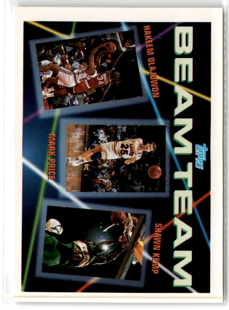 1992 Topps Beam Team Shawn Kemp/Mark Price/Hakeem Olajuwon