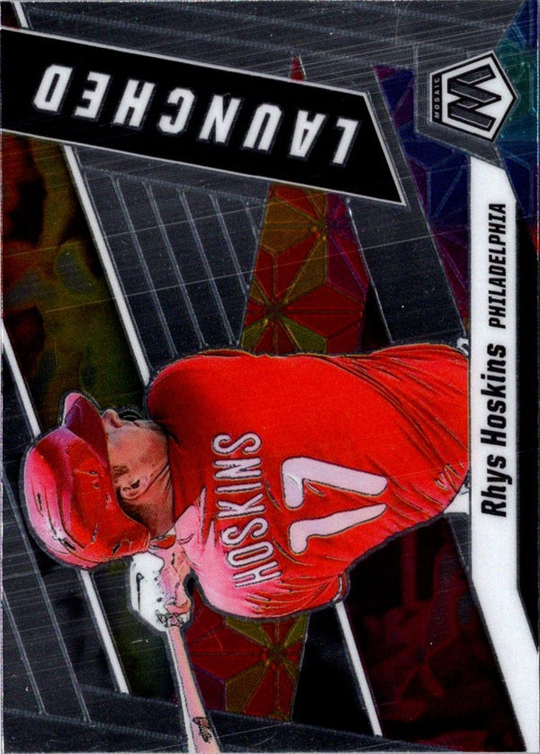 2021 Panini Mosaic Launched Rhys Hoskins #L5