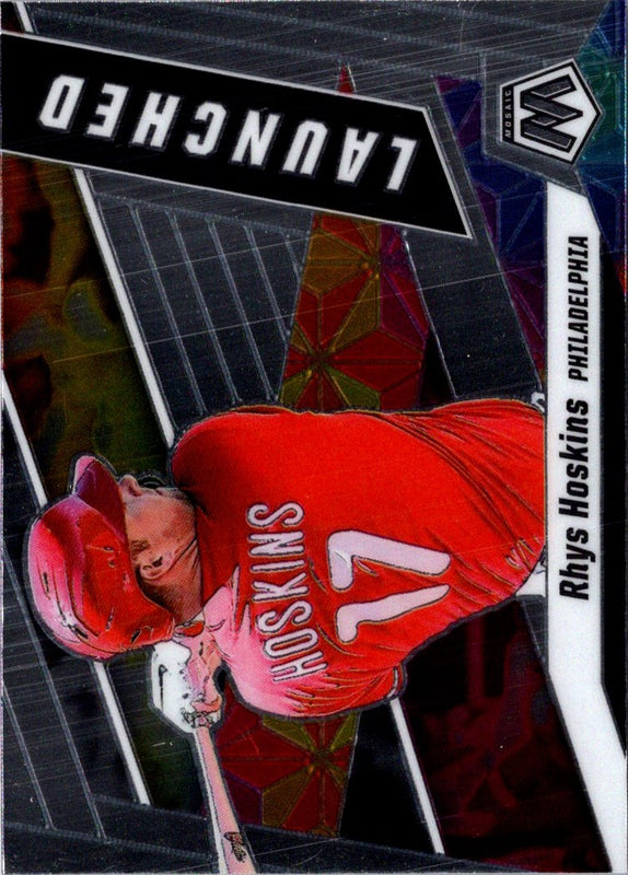 2021 Panini Mosaic Launched Rhys Hoskins #L5
