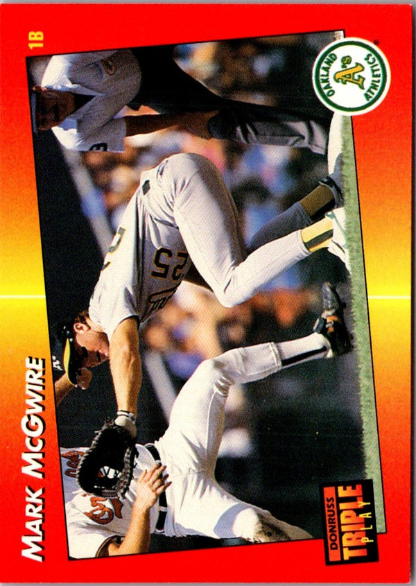 1992 Triple Play Mark McGwire #262