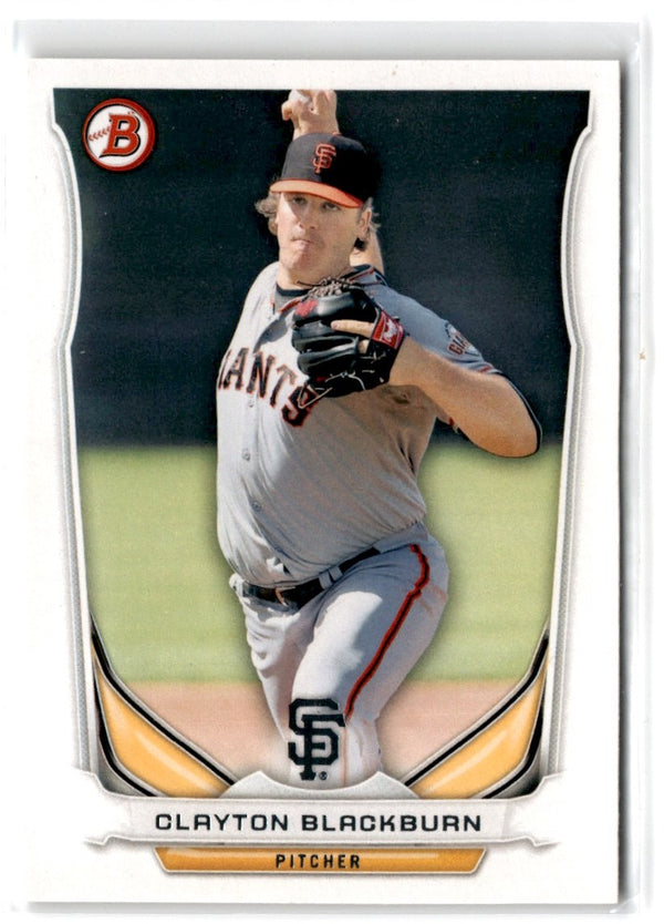 2014 Bowman Draft Picks & Prospects Top Clayton Blackburn #TP-83