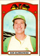 1972 Topps Ron Klimkowski