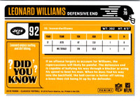 2018 Panini Classics Leonard Williams #70