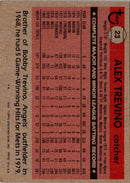 1981 Topps Alex Trevino