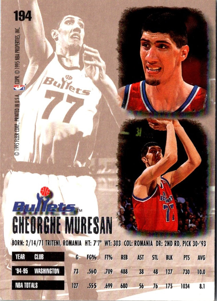 1995 Ultra Gheorghe Muresan