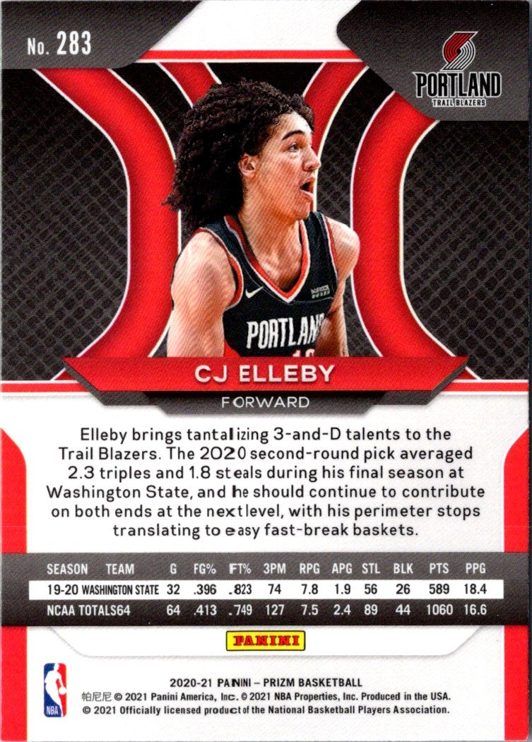 2020 Panini Prizm CJ Elleby