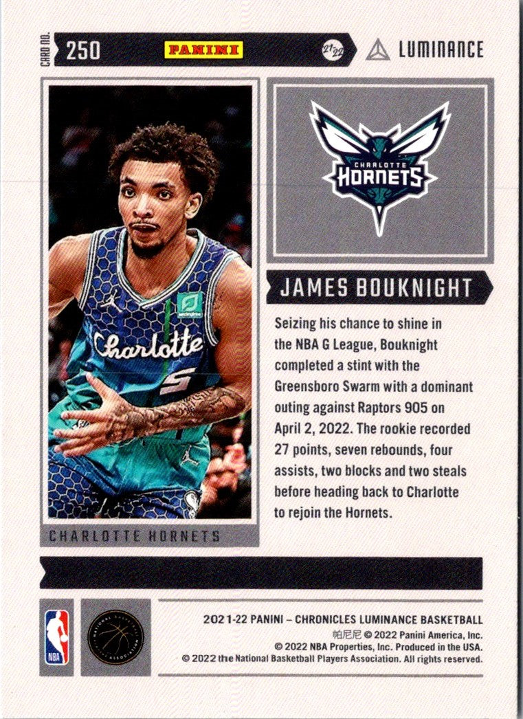 2021 Panini Chronicles James Bouknight