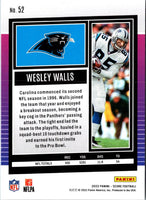 2022 Score Wesley Walls #52