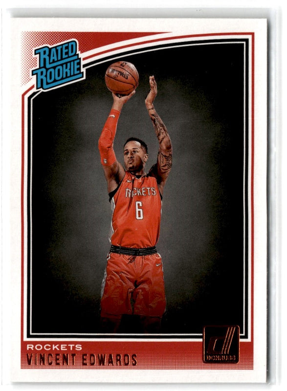 2018 Donruss Rated Rookies Vincent Edwards #165