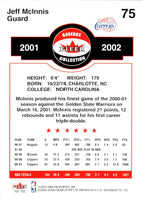 2001 Fleer Shoebox Jeff McInnis #75