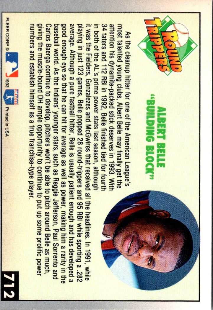 1993 Fleer Albert Belle