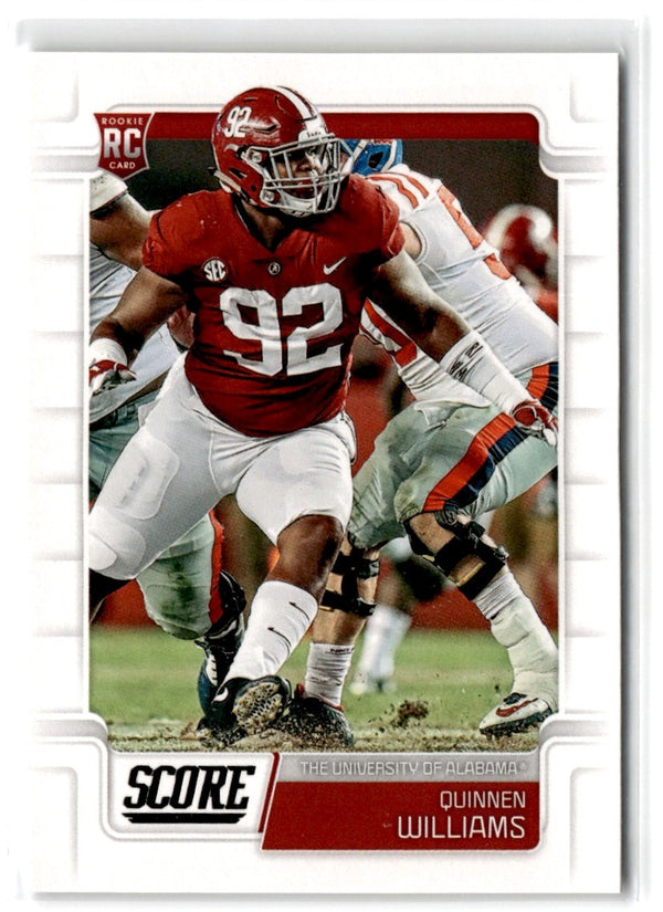 2019 Score Quinnen Williams #365 Rookie