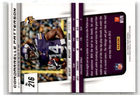 2013 Panini Prizm Rated Rookie Patches Cordarrelle Patterson #216