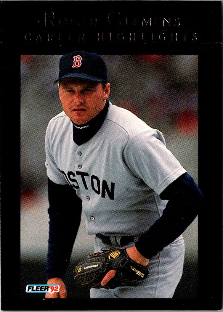 1992 Fleer Roger Clemens Roger Clemens