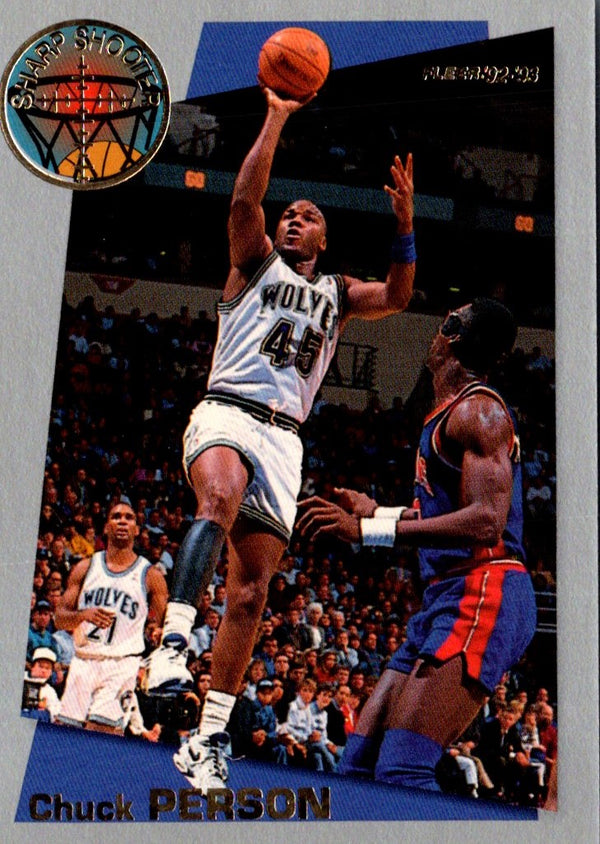1992 Fleer Sharpshooters Chuck Person #10