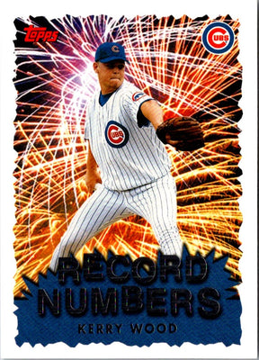 1999 Topps Record Numbers Kerry Wood #RN7