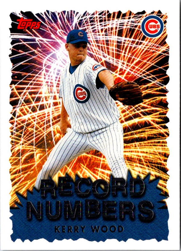 1999 Topps Record Numbers Kerry Wood #RN7