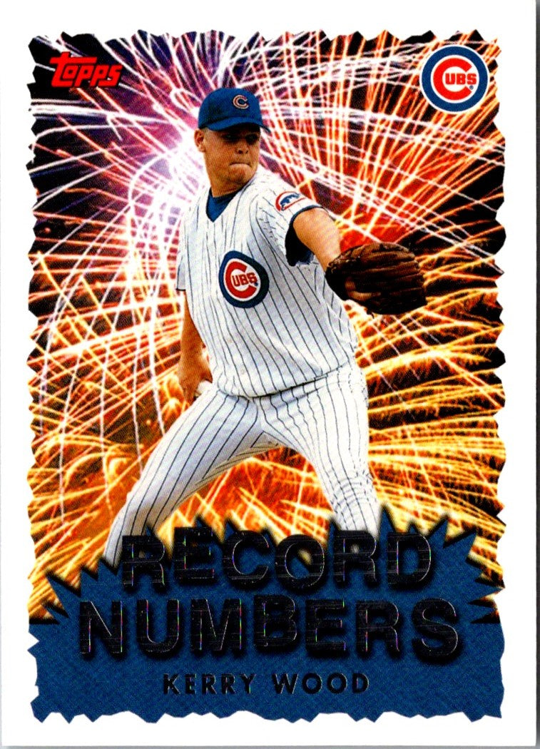 1999 Topps Record Numbers Kerry Wood