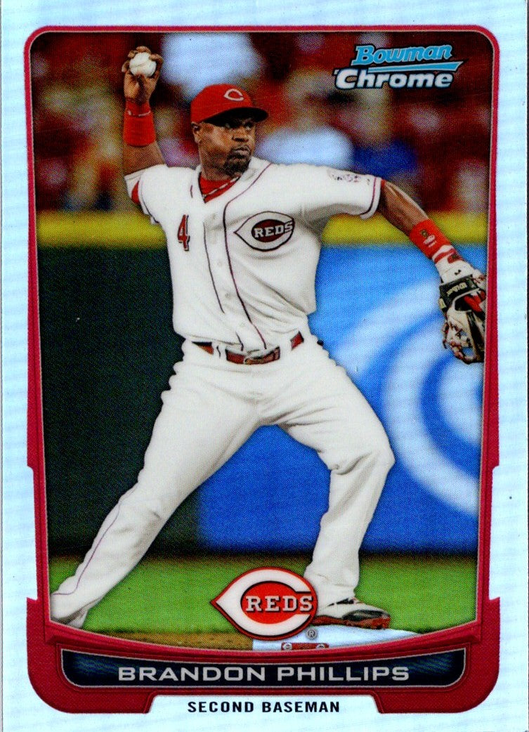 2012 Bowman Chrome Brandon Phillips